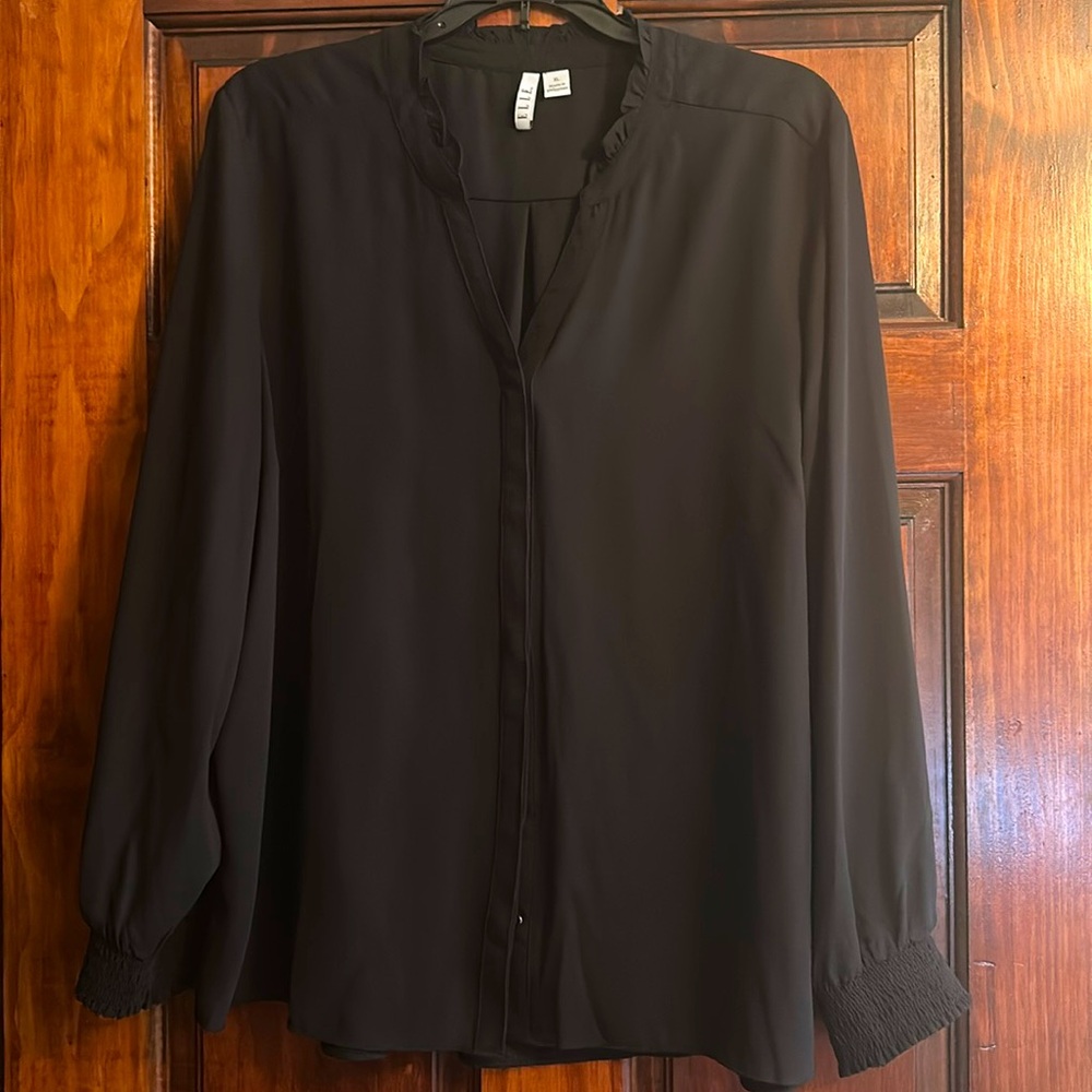Elle black top XL